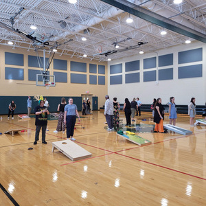 First Ever School #4 Staff Cornhole Tournament