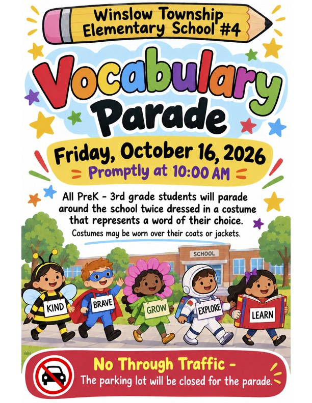 Vocabulary Costume Parade at School