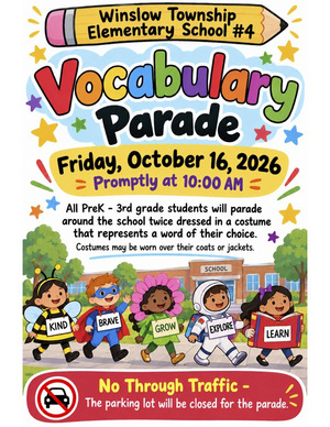 Vocabulary Costume Parade at School