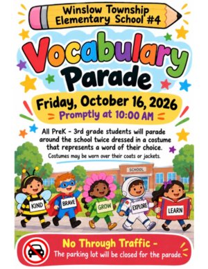Vocabulary Costume Parade at School